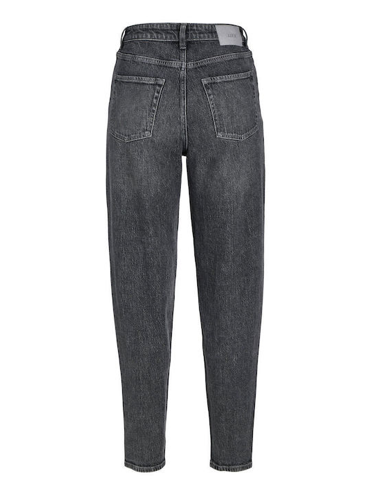 Jack & Jones Lisbon High Waist Women's Jean Trousers in Mom Fit Grey