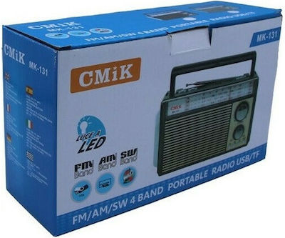 CMiK MK-131 Radio portabil Cu baterie cu USB Maro