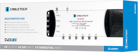 Cabletech Πολυδιακόπτης Δορυφορικής ZLA0991