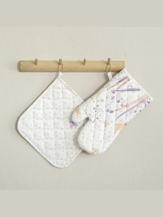 Nima Laurel Küchenschürze Weiß 90x60cm 33553 1Stück