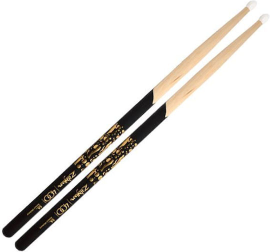 Zildjian Plastice Bețe Tobe 5A cu Vârf de Formă Oval