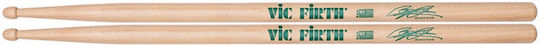 Vic Firth Hickory Μπαγκέτες Ντραμς Signature Benny Greb με Σχήμα Μύτης Oval