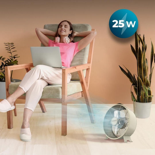 Cecotec Energy Silence 400 Retro Ventilator Bej 25W
