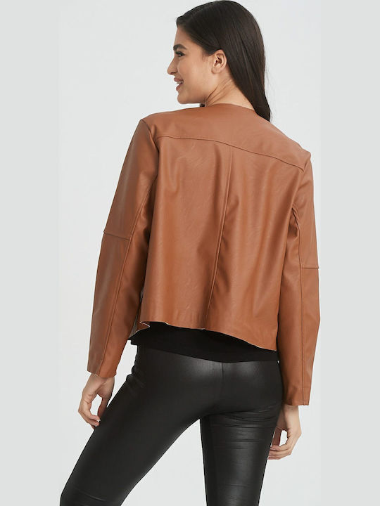 Γυναικείο Biker Jacket Μπορντό