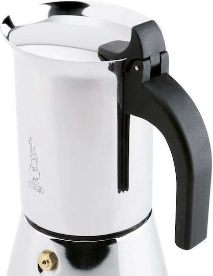 Bialetti Venus Stovetop Espresso Pot 6 Cups Inox Silver