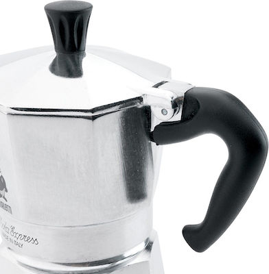 Bialetti Moka Express Moka Μπρίκι Espresso 6cups Μαύρο