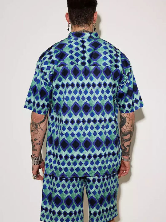 Kurzärmlig Hemd Blau