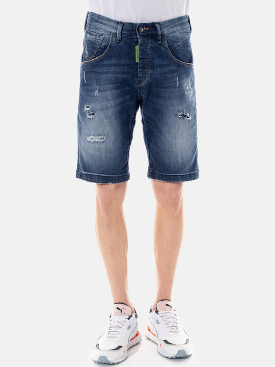 Men's Shorts Jeans Navy-blue
