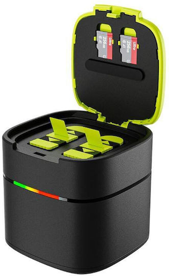 Telesin 2-Slot Charger Box + 2 Batteries Charger for GoPro Hero 10 / Hero 11 / Hero 9