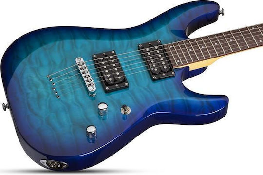 Schecter C-6 Plus Obb Electric Guitar Heavy with HH Pickup Configuration Burst with Case