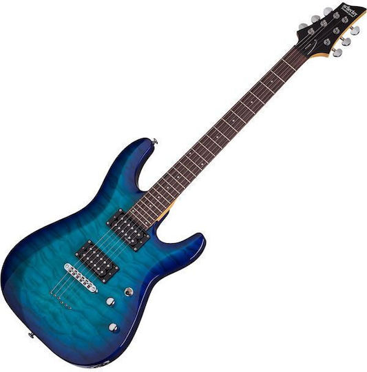 Schecter C-6 Plus Obb Electric Guitar Heavy with HH Pickup Configuration Burst with Case