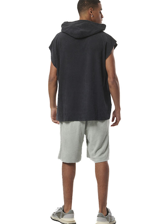 Body Action Men's Sweatshirt with Hood black