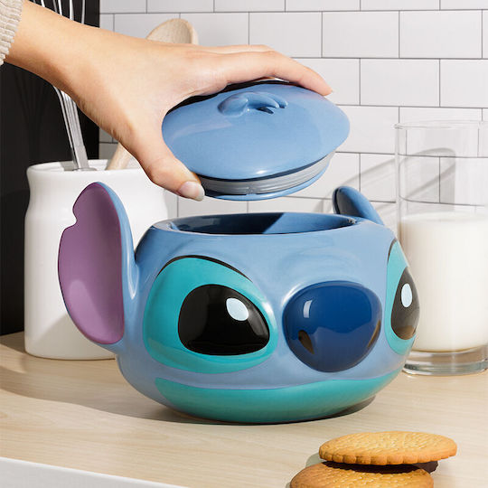 Paladone Ceramic Cookie Jar Blue Lilo & Stitch 15cm