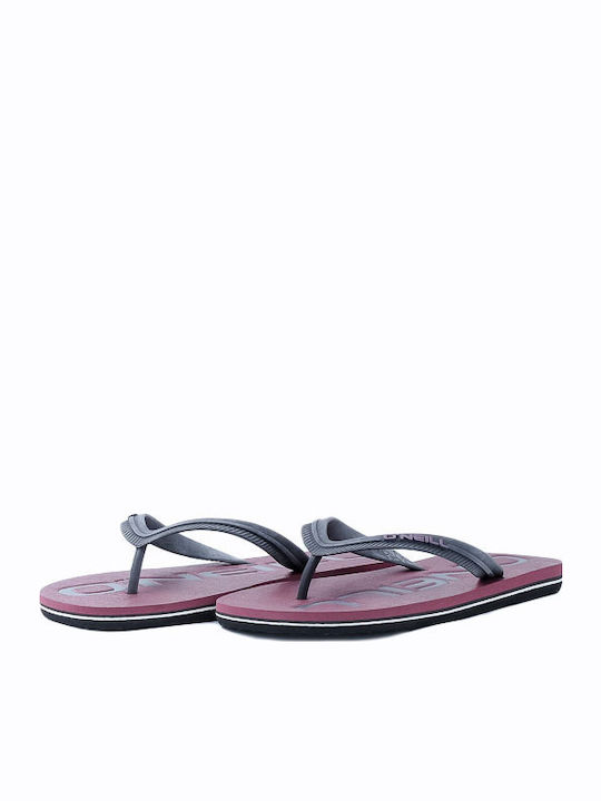Profile Logo Slapi Bărbați Flip Flops Gri