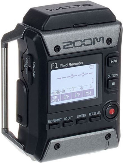 Zoom Stereo Ψηφιακός Φορητός Εγγραφέας Μπαταρίας με Διάρκεια Εγγραφής 16 Ώρες και Τροφοδοσία USB