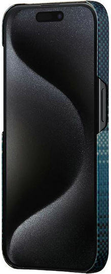 Pitaka Magez Back Cover Aramid Fiber 0.75mm Multicolour (iPhone 15 Pro)