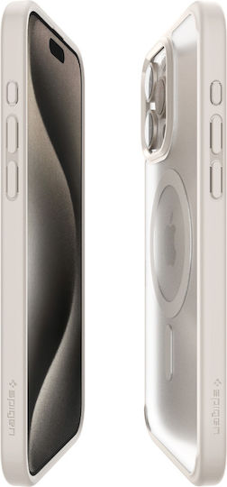 Spigen Ultra Hybrid MagFit Back Cover Πλαστικό 2mm Μπεζ (iPhone 15 Pro Max)