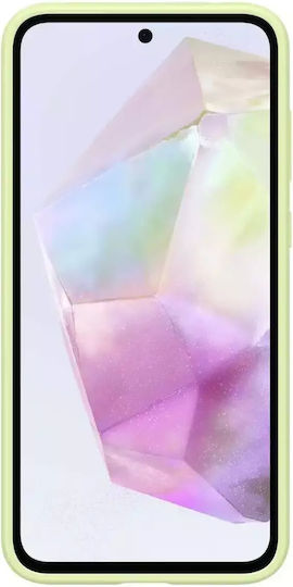 Samsung Задна корица Силикон Зелен (Galaxy A35)