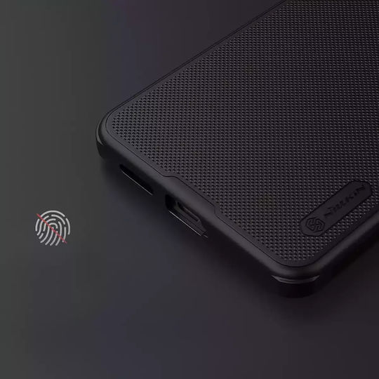 Nillkin Frosted Shield Umschlag Rückseite Kunststoff / Silikon 0.5mm Wasserdicht Schwarz (Redmi Note 13 Pro 5G / Poco X6) 57983119750