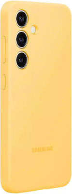 Samsung Umschlag Rückseite Silikon Gelb (Galaxy S24+)