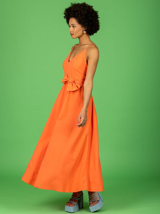 Summer Maxi Dress Peach