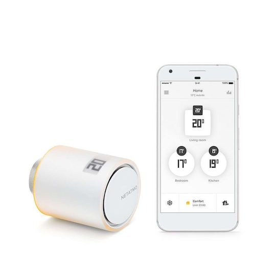 Netatmo NAV-EN Electronic Thermostatic Radiator Valve with Wi-Fi for Radiator Body 1pcs