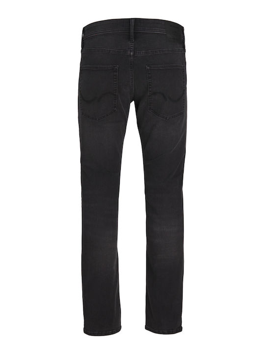 Jack & Jones Pantaloni de Bărbați din Jean în Croială Slim BLACK