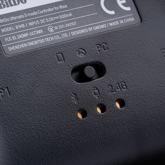 8Bitdo Ultimate With Charging Dock Ασύρματο & Ενσύρματο Gamepad για Android / PC / Xbox Series / iOS Μαύρο