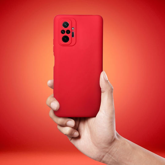Задна корица Силикон Червен (Redmi 13C 4G / Poco C65 4G)