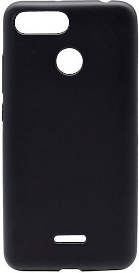 Back Cover Σιλικόνης Μαύρο (Redmi 6)