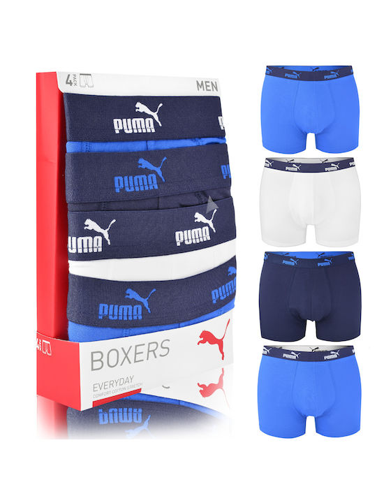 Puma Boxeri pentru bărbați Albastru 4Pachet