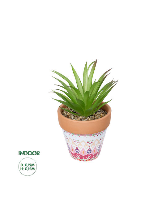 Plantă artificială Globostar pentru grădină, plantă în ghiveci Neophytum, plantă decorativă 21043 Neophytum D12 X H15cm