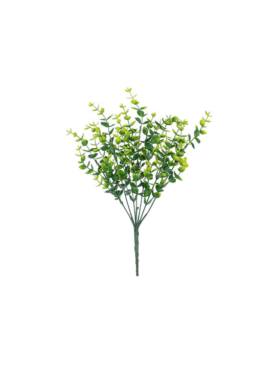 Globostar Artificial Garden Eucalyptus Branch 21065 Διακοσμητικό Κλαδί Ευκάλυπτος Φ25 X Υ30cm