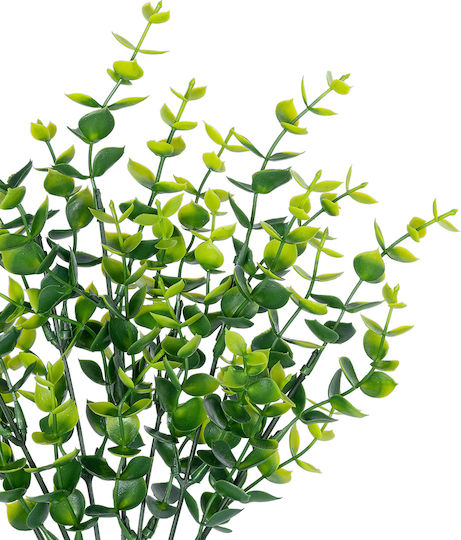 Globostar Artificial Garden Eucalyptus Branch 21065 Διακοσμητικό Κλαδί Ευκάλυπτος Φ25 X Υ30cm