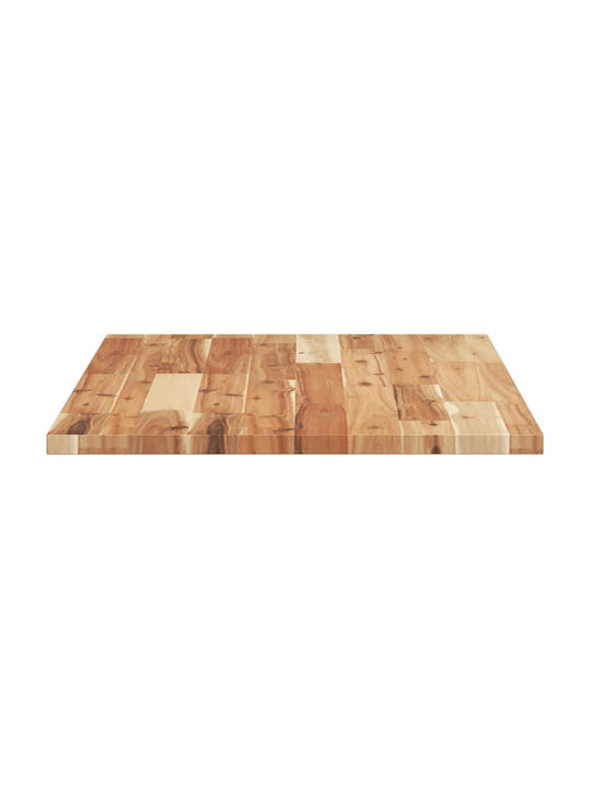 vidaXL Rectangular Office Desk Surface made of Solid Wood Acacia 60x50x2cm 4008818 1pcs