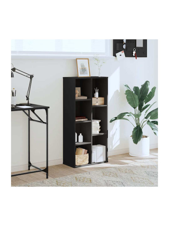 Bookcase Black 50x25x105cm