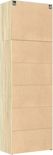 Подов Гардероб за Хол от ПДЧ Дъб 80x42.5x249cm