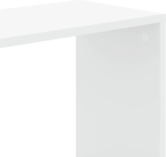 Bibliotecă Albă 45x23.5x162.5 cm