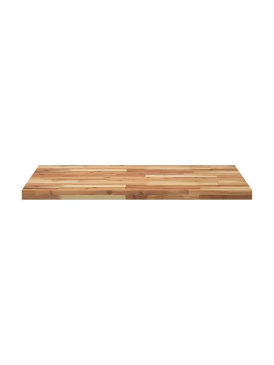 vidaXL Rectangular Office Desk Surface made of Solid Wood Acacia 100x70x4cm 4008863 1pcs