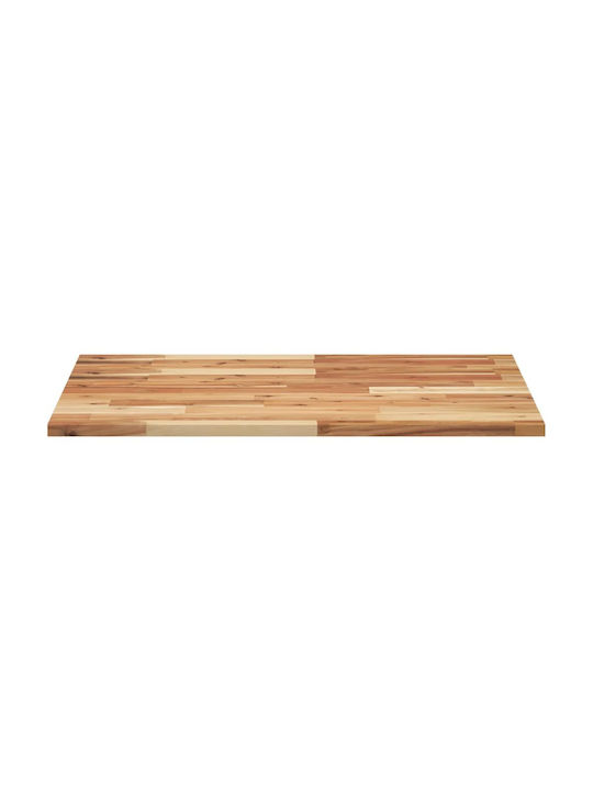 vidaXL Rectangular Office Desk Surface made of Solid Wood Acacia 80x60x2cm 4008824 1pcs