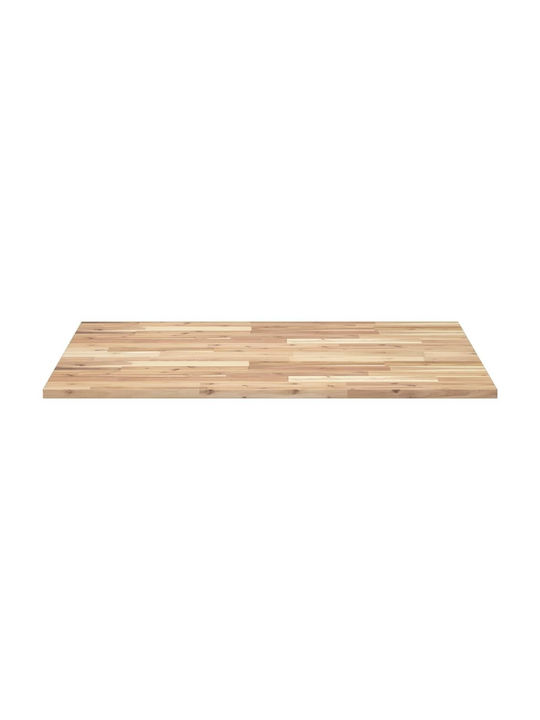 vidaXL Rectangular Office Desk Surface made of Solid Wood Acacia 100x80x2cm 4008763 1pcs