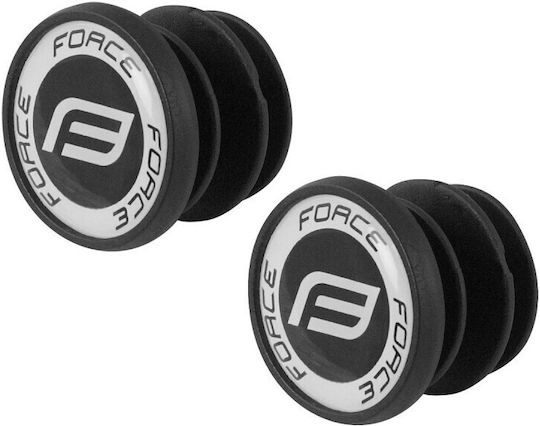 Force Wide 38293 Χειρολαβές Ποδηλάτου σε Μαύρο Χρώμα 130mm από καουτσούκ