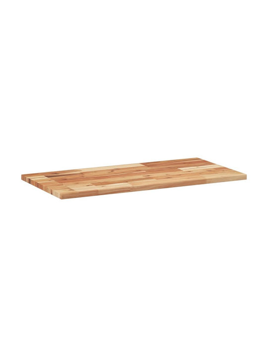vidaXL Rectangular Office Desk Surface made of Solid Wood Acacia 60x40x2cm 4008812 1pcs