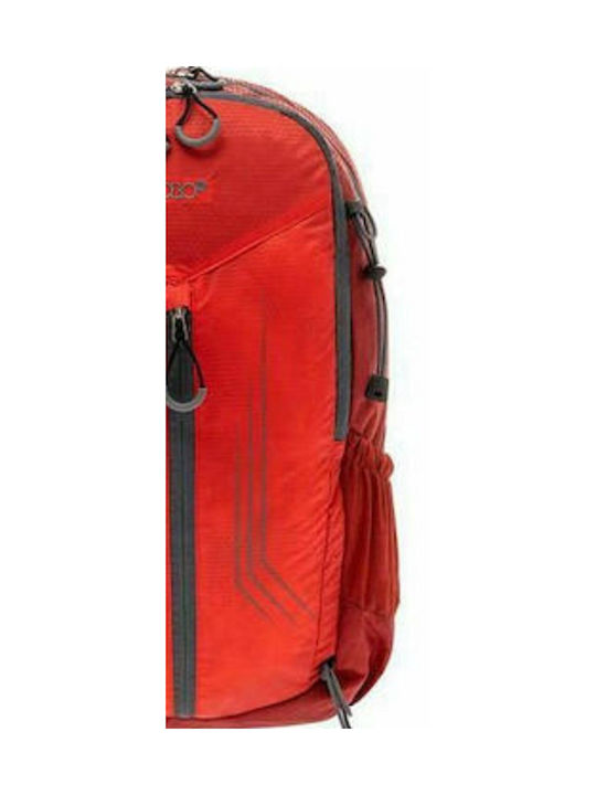 Polo Globe Ορειβατικό Σακίδιο 20lt Αδιάβροχο Κόκκινο Daypack