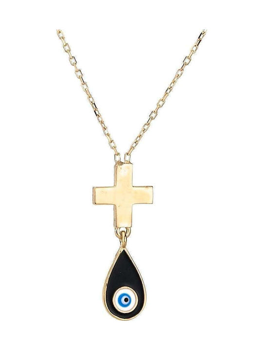 Goldsmith Ασημένιος Σταυρός Επιχρυσωμένος