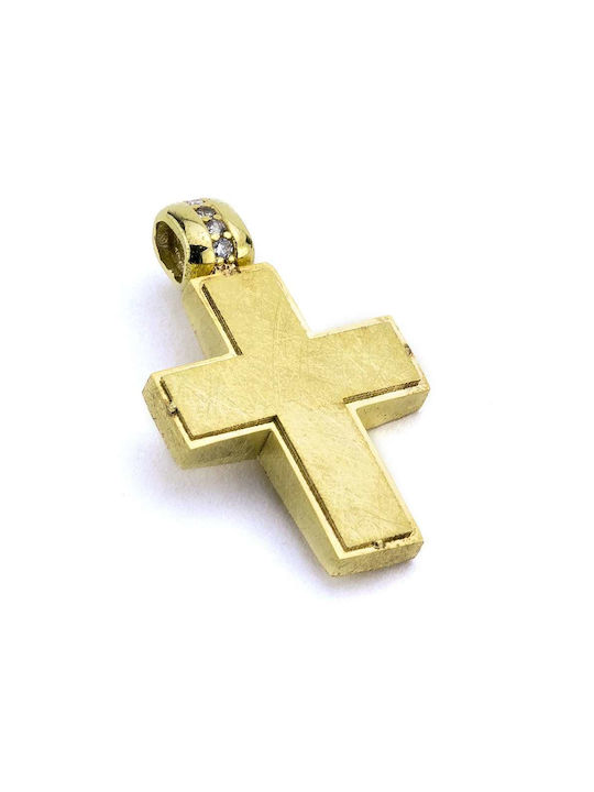 Goldsmith Damen Gold Kreuz 14K Beidseitig