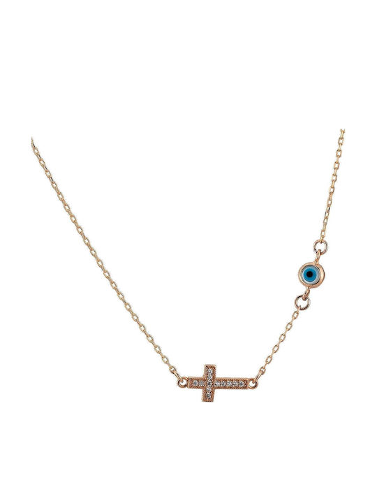Goldsmith Damen Kreuz aus Silber mit Kette