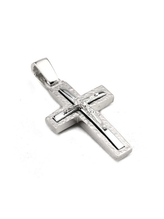 Goldsmith Men's Gold Cross 14K Double Sided with the Crucified