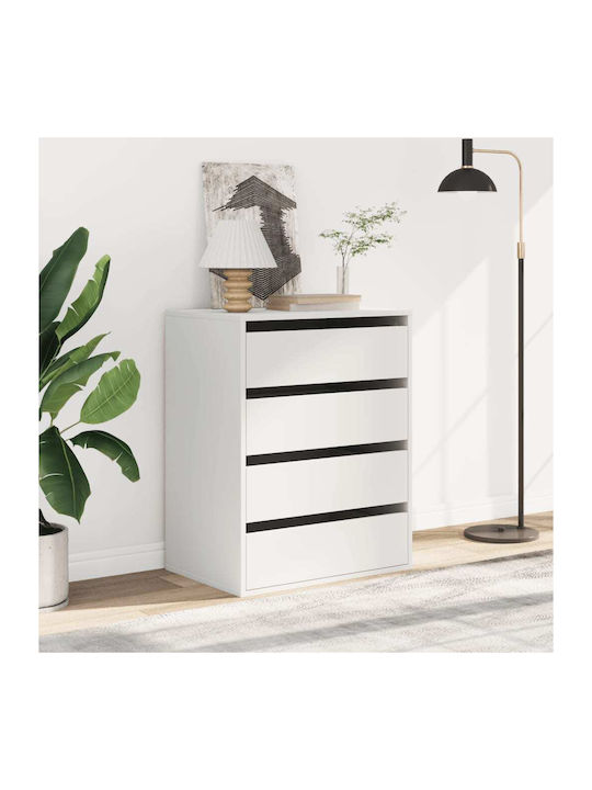 Office Storage Chipboard Drawer White L60xW41xH76cm