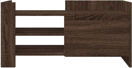 Brown TV Stand L80xD35xH40cm